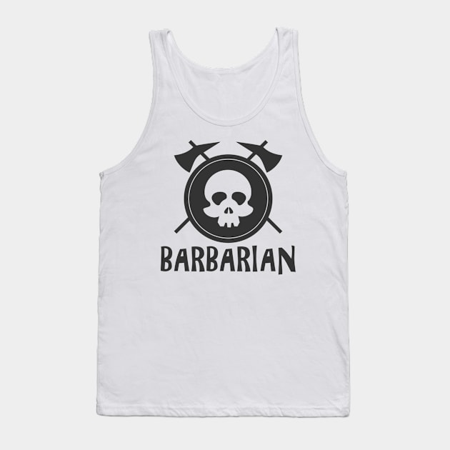 Barbarian Logo Tank Top by shamancake